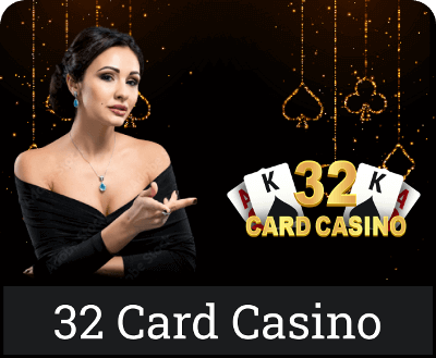 32 cards casino logo